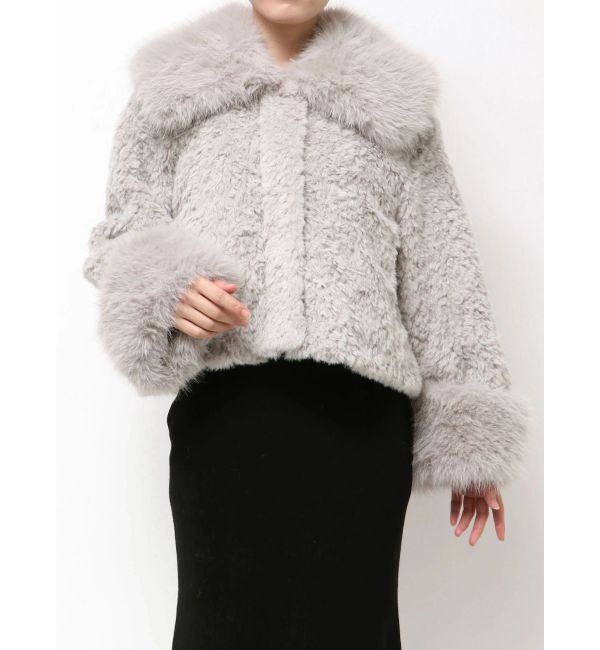 LAGUNAMOON「ビッグカラーエコファージャケット」|その他|