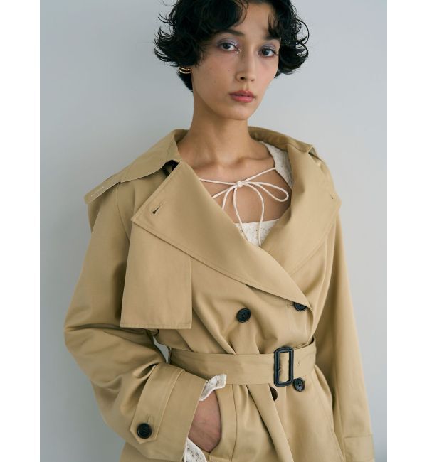 LAGUNAMOON「ミディアムトレンチコート」|トレンチコート|