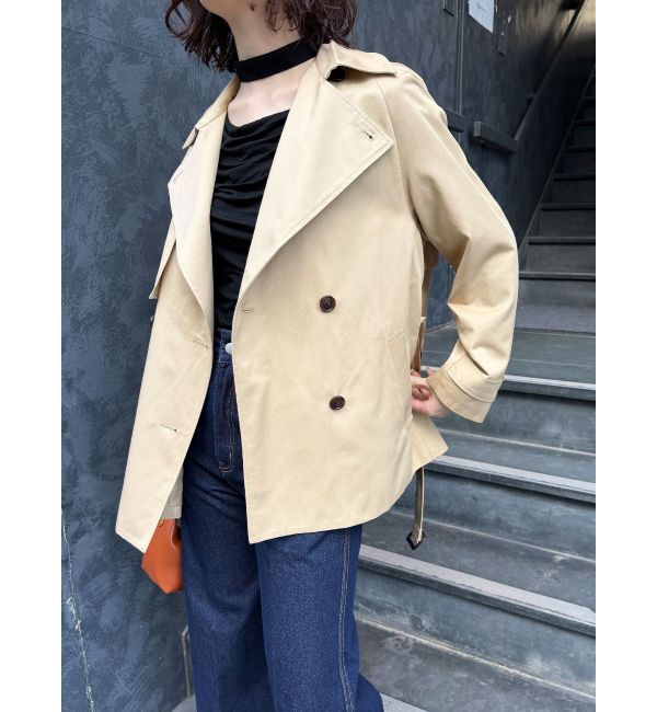 LAGUNAMOON「ミディアムトレンチコート」|トレンチコート|