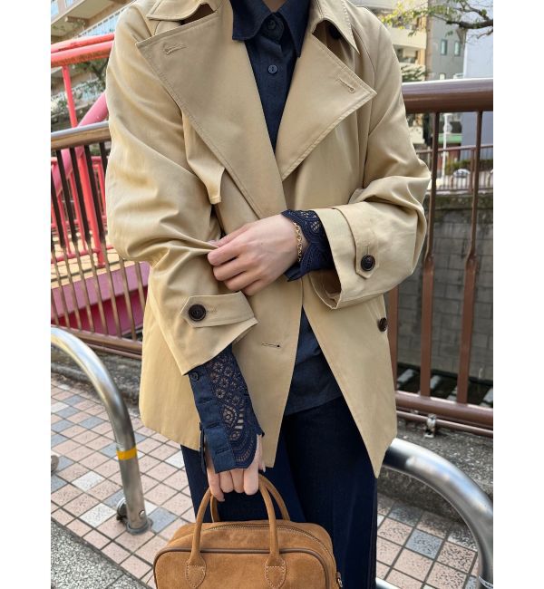 LAGUNAMOON「ミディアムトレンチコート」|トレンチコート|