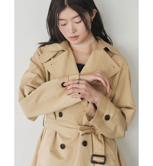 LAGUNAMOON「ミディアムトレンチコート」|トレンチコート|