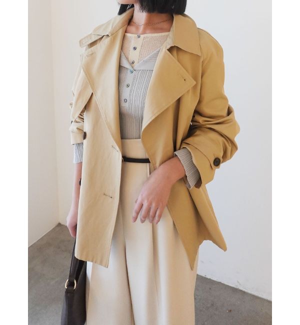 LAGUNAMOON「ミディアムトレンチコート」|トレンチコート|