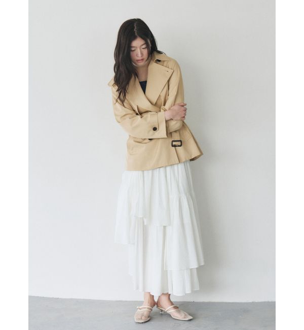 LAGUNAMOON「ミディアムトレンチコート」|トレンチコート|