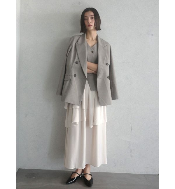 LAGUNAMOON「ティアードスカートドッキングベストワンピース」|ワンピース|