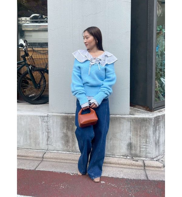 LAGUNAMOON「ラッフルパイピングブラウス」|シャツ・ブラウス|