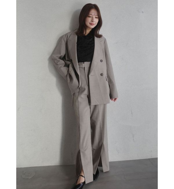 LAGUNAMOON「カットジャガードドレープブラウス」|シャツ・ブラウス|