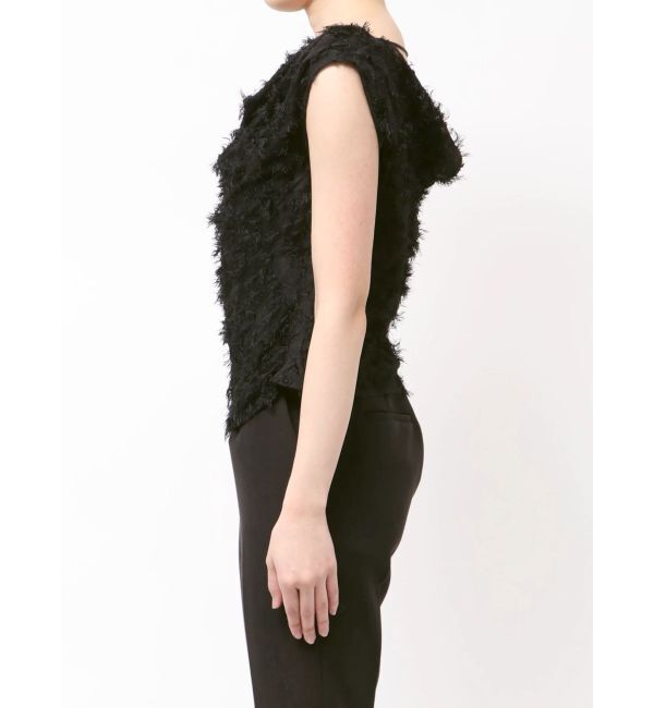 LAGUNAMOON「カットジャガードドレープブラウス」|シャツ・ブラウス|