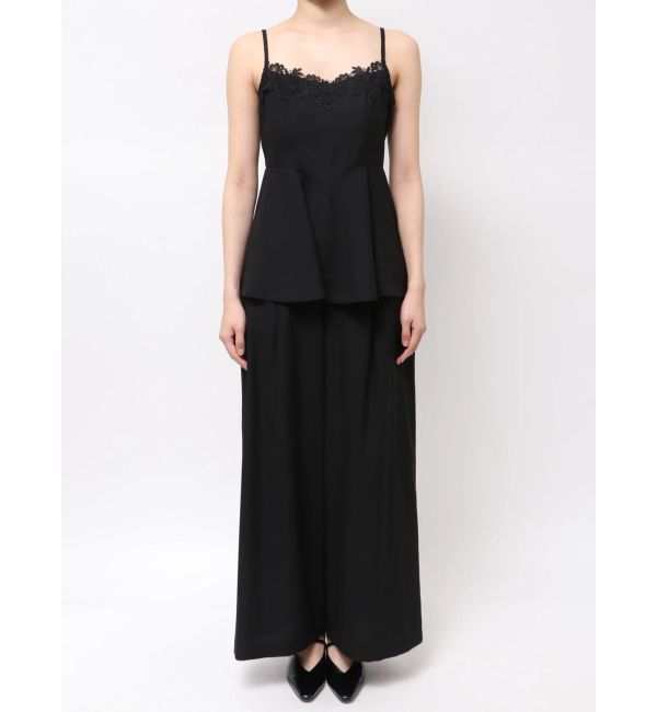 LAGUNAMOON「レースネックペプラムキャミソール」|キャミソール|