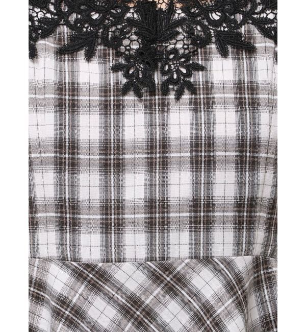 LAGUNAMOON「レースネックペプラムキャミソール」|キャミソール|