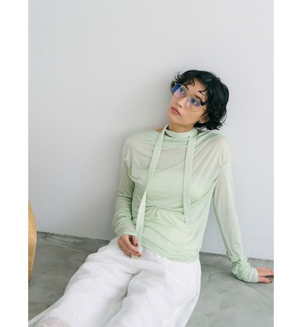 LAGUNAMOON「タイルパターンレースワイドパンツ」|その他|