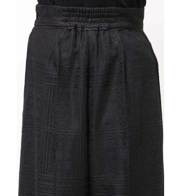 LAGUNAMOON「タイルパターンレースワイドパンツ」|その他|