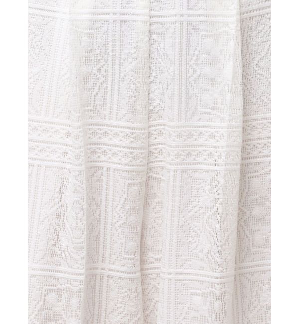 LAGUNAMOON「タイルパターンレースワイドパンツ」|その他|