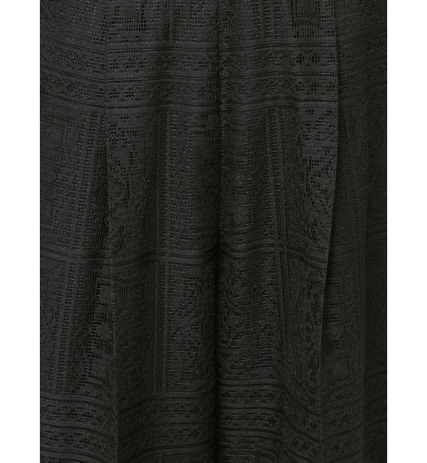 LAGUNAMOON「タイルパターンレースワイドパンツ」|その他|