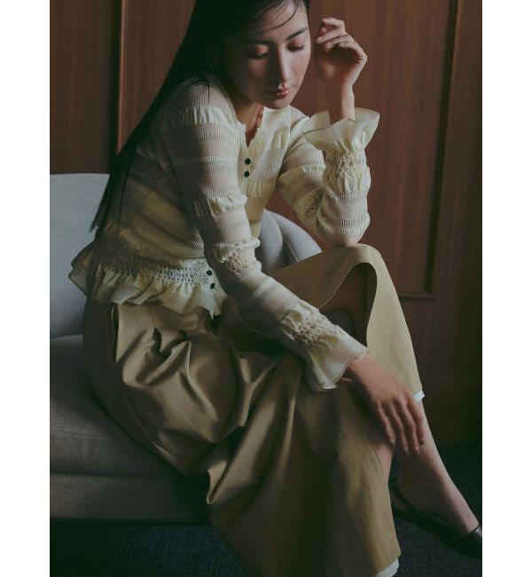 LAGUNAMOON「スリットチノスカート」|スカート|