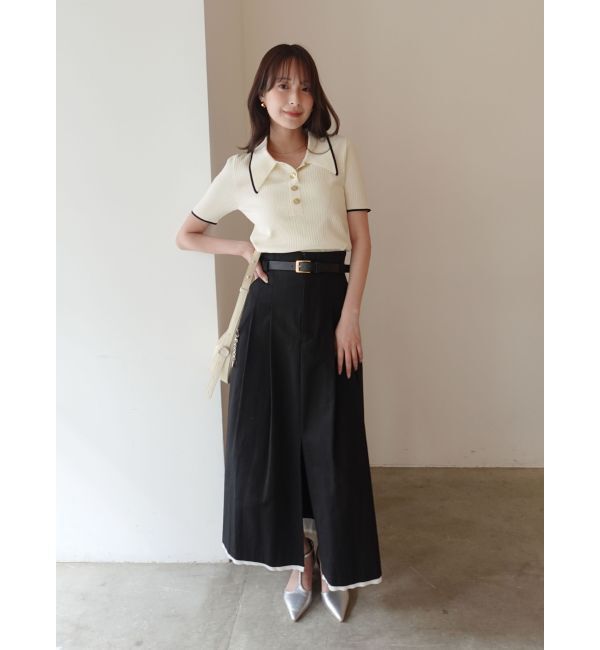 LAGUNAMOON「スリットチノスカート」|スカート|