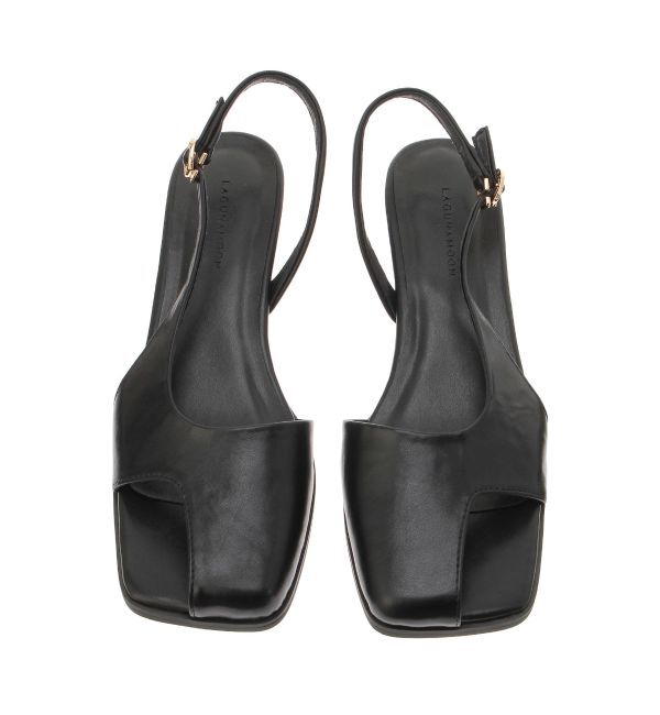 LAGUNAMOON「アシメオープントゥサンダル」|サンダル|