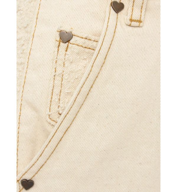 LAGUNAMOON「ハイウエストラインディティールデニムパンツ」|デニム|