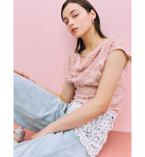 LAGUNAMOON「パッチポケットセミワイドデニムパンツ」|デニム|