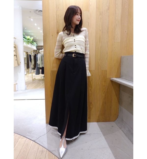 LAGUNAMOON「シアーボーダーカーデプルオーバー」|ニット・セーター|