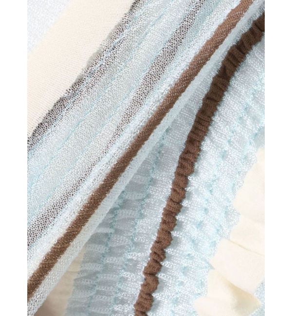 LAGUNAMOON「シアーボーダーカーデプルオーバー」|ニット・セーター|