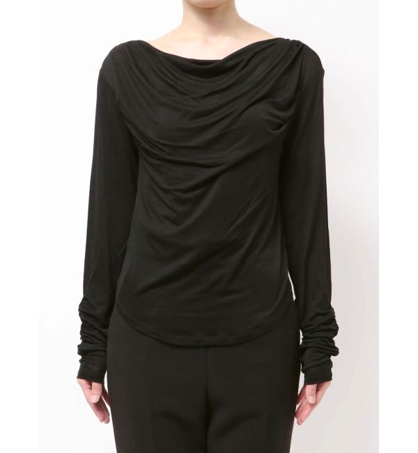 LAGUNAMOON「ドレープボウタイカットトップス」|Tシャツ・カットソー|