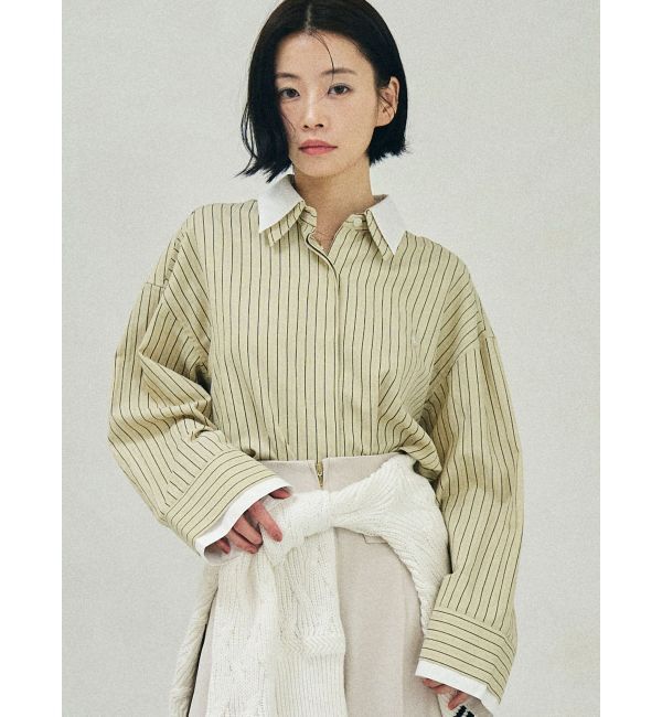 LAGUNAMOON「【POLO BCSコラボ】レイヤードカラーカフスシャツ」|シャツ・ブラウス|