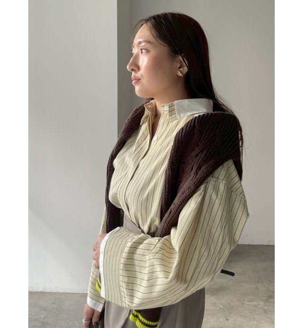 LAGUNAMOON「【POLO BCSコラボ】レイヤードカラーカフスシャツ」|シャツ・ブラウス|