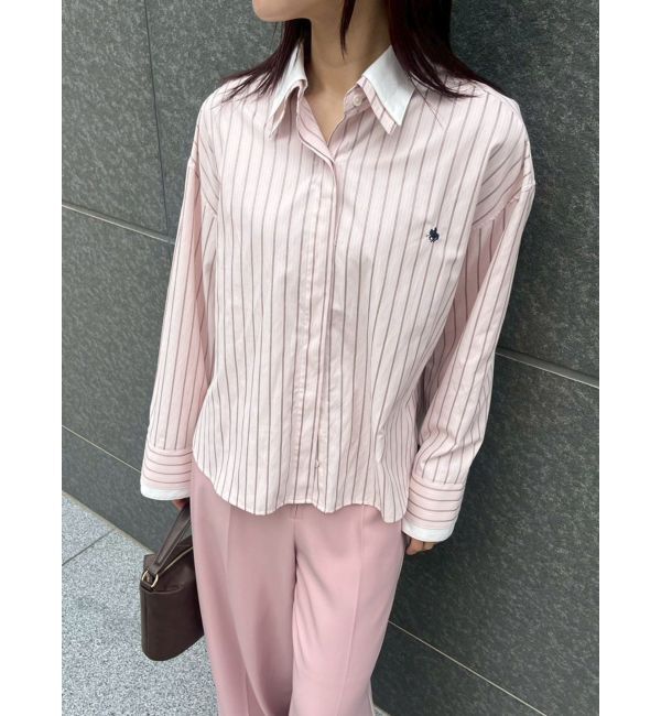 LAGUNAMOON「【POLO BCSコラボ】レイヤードカラーカフスシャツ」|シャツ・ブラウス|