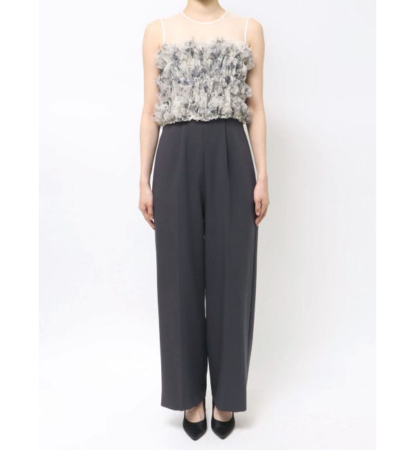 LAGUNAMOON「LADYチュールオフショルパンツドレス」|ドレス|