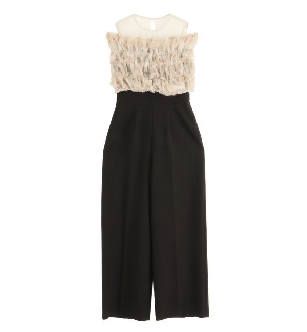 LAGUNAMOON「LADYチュールオフショルパンツドレス」|ドレス|