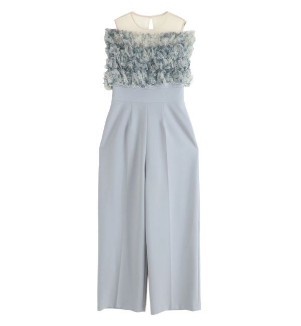 LAGUNAMOON「LADYチュールオフショルパンツドレス」|ドレス|