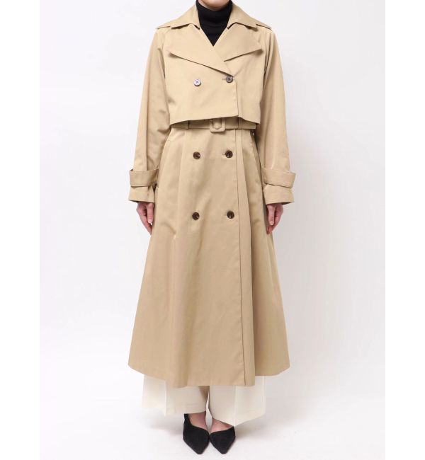 LAGUNAMOON「マルチWAYダブルカラートレンチコート」|トレンチコート|