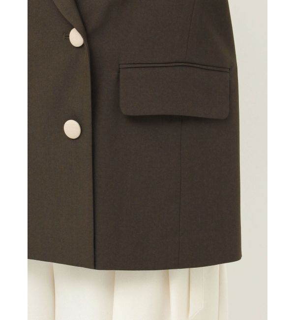 LAGUNAMOON「バイカラーボタンジャケット」|テーラードジャケット|