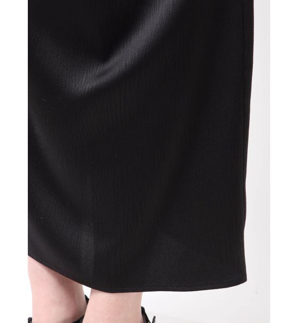 LAGUNAMOON「ハンマーサテンラペルキャミワンピース」|ワンピース|