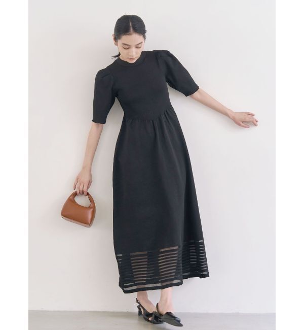 LAGUNAMOON「バックオープンフォルムニットワンピース」|ワンピース|