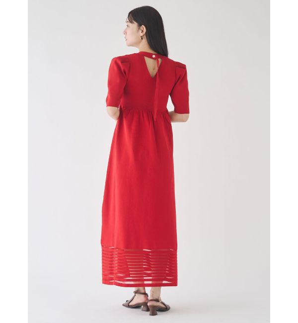 LAGUNAMOON「バックオープンフォルムニットワンピース」|ワンピース|