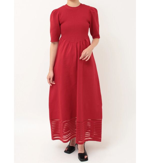 LAGUNAMOON「バックオープンフォルムニットワンピース」|ワンピース|