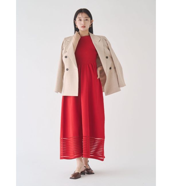 LAGUNAMOON「バックオープンフォルムニットワンピース」|ワンピース|