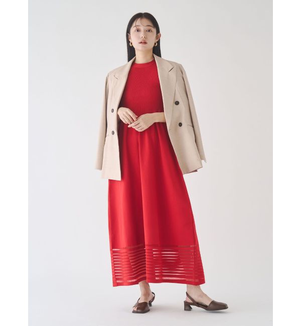 LAGUNAMOON「バックオープンフォルムニットワンピース」|ワンピース|