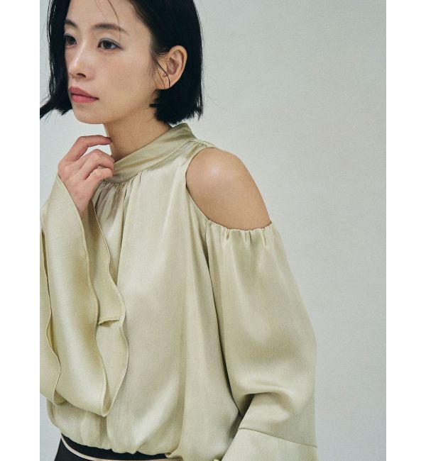 LAGUNAMOON「オープンショルダーボリュームブラウス」|シャツ・ブラウス|