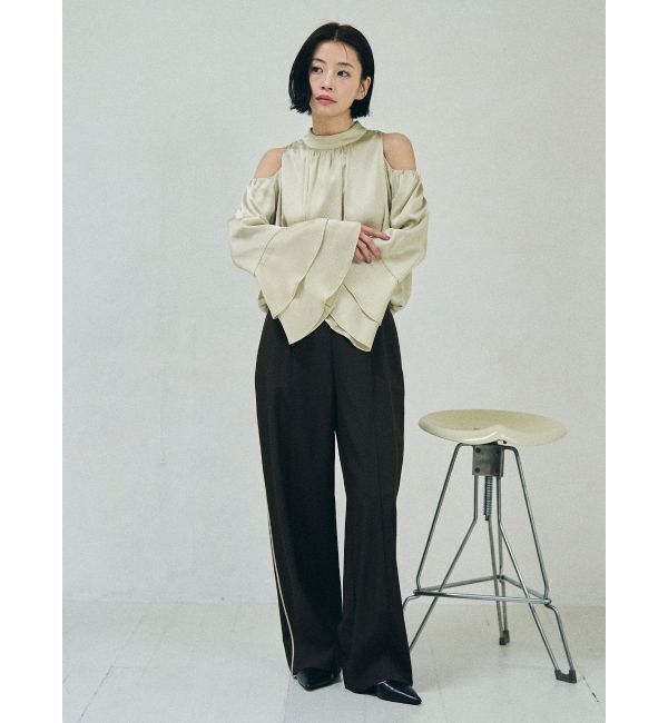 LAGUNAMOON「オープンショルダーボリュームブラウス」|シャツ・ブラウス|