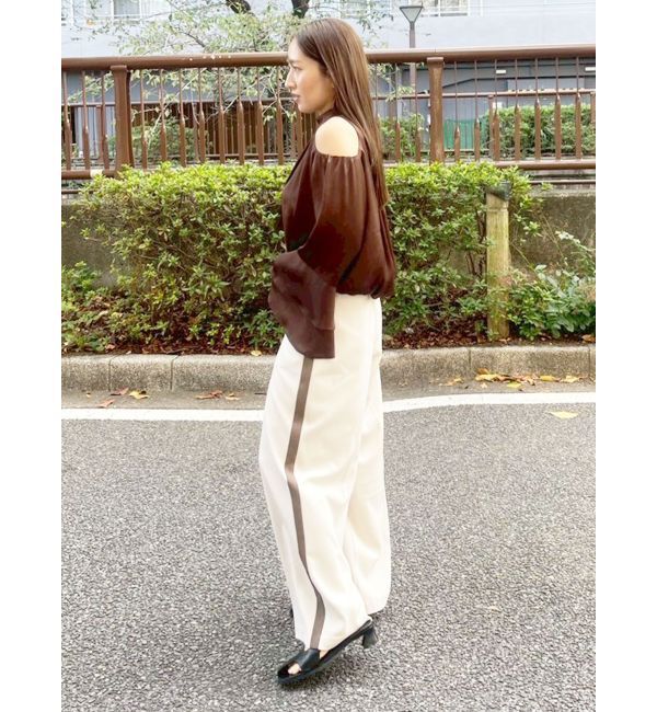 LAGUNAMOON「オープンショルダーボリュームブラウス」|シャツ・ブラウス|