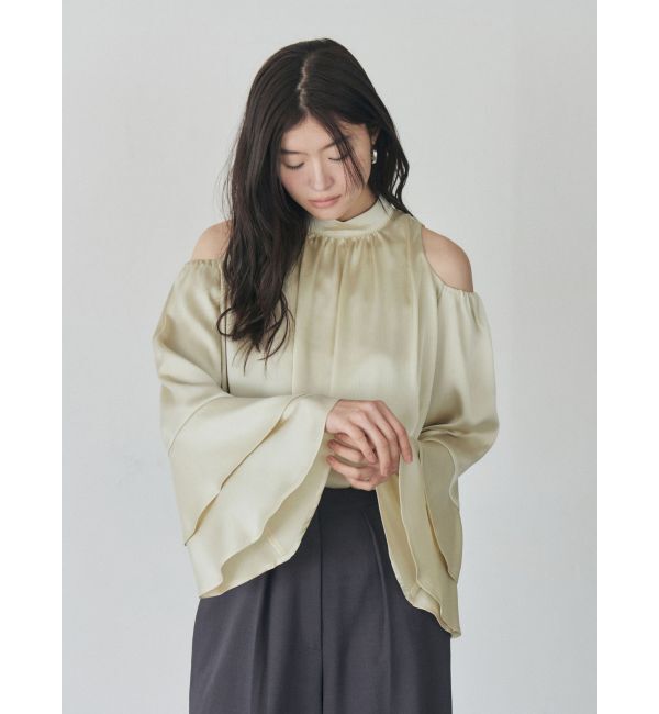 LAGUNAMOON「オープンショルダーボリュームブラウス」|シャツ・ブラウス|