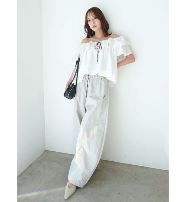 LAGUNAMOON「【FILA別注】エアリーナイロンバナナパンツ」|その他|