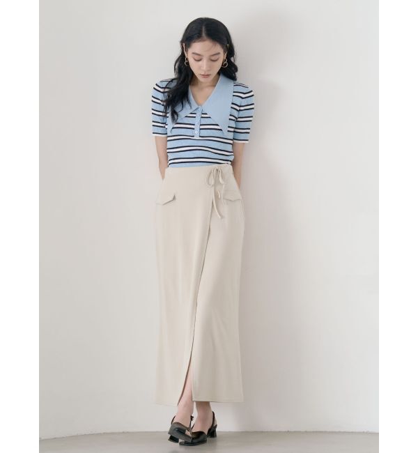 LAGUNAMOON「デザインポケットラップカットスカート」|スカート|