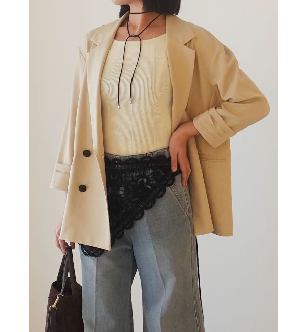 LAGUNAMOON「ボートネックニットタンク」|タンクトップ|