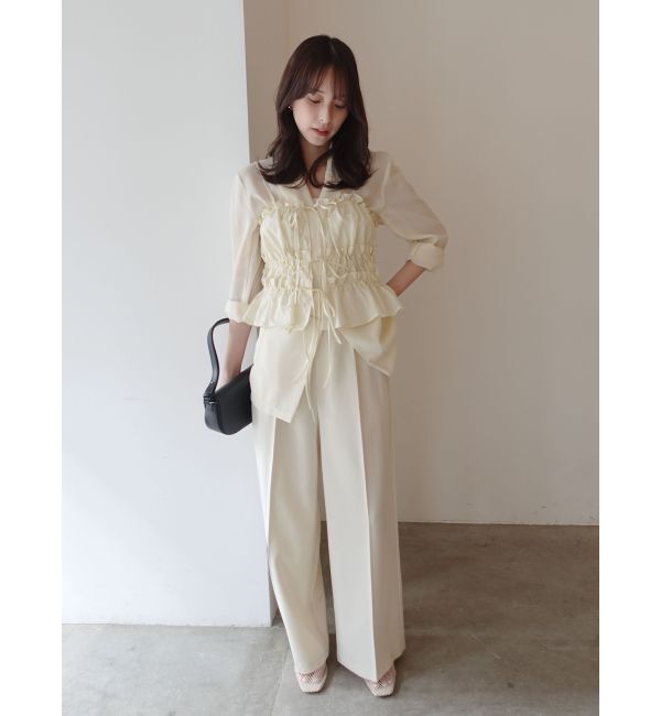 LAGUNAMOON「メッシュダブルテーラードジャケット」|テーラードジャケット|