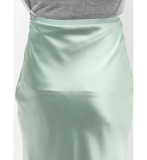LAGUNAMOON「【接触冷感】スリットサテンナロースカート」|スカート|