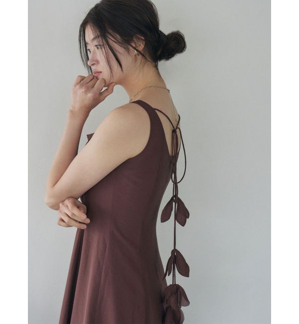 LAGUNAMOON「バックリボンフレアシアーワンピース」|ワンピース|
