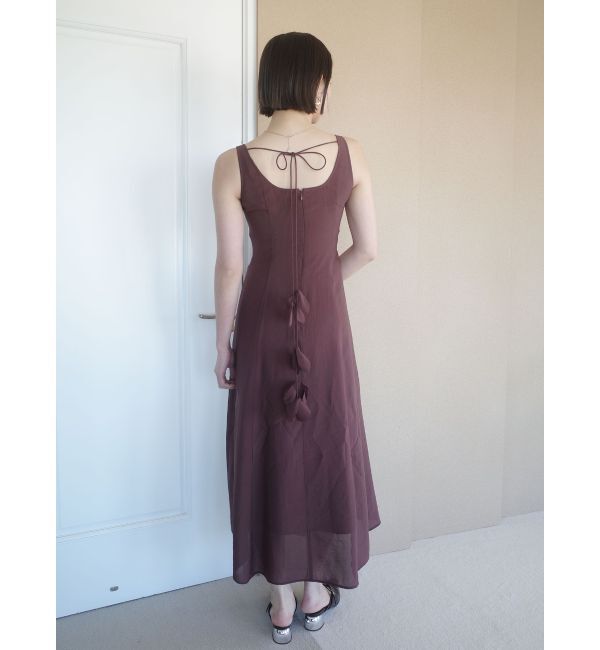 LAGUNAMOON「バックリボンフレアシアーワンピース」|ワンピース|